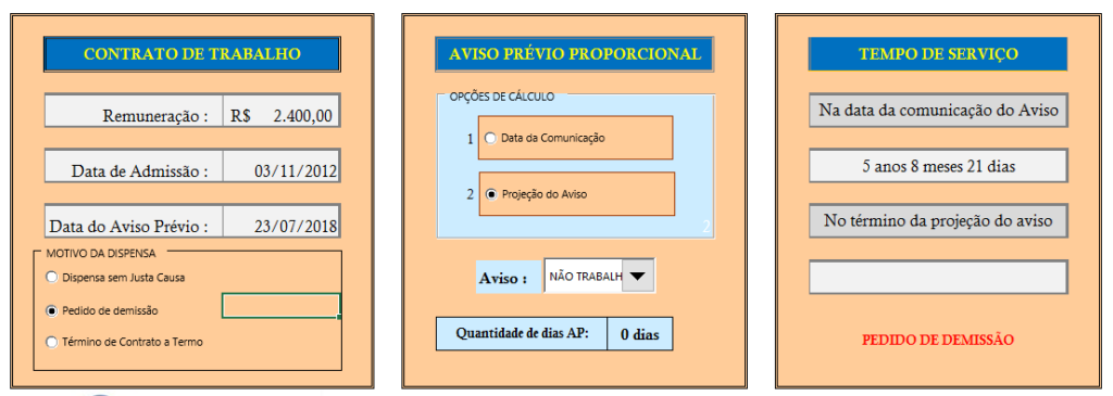 Cálculo de Verbas Rescisórias  CALTRAB