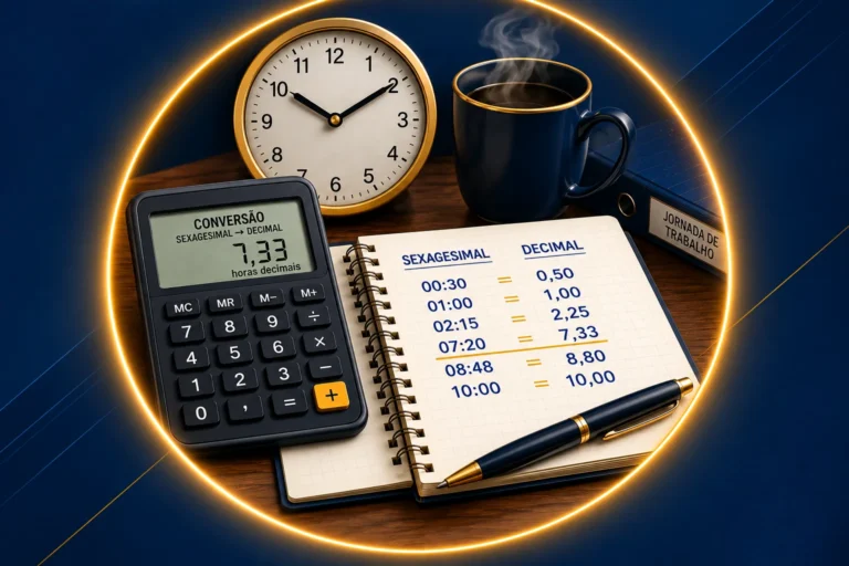 Como Converter Horas Sexagesimais em Horas Decimais