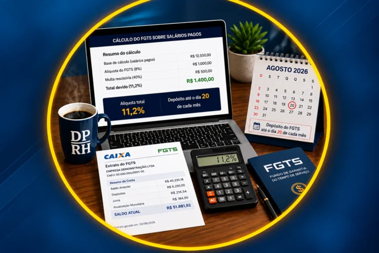 Cálculo do FGTS sobre Salários Pagos